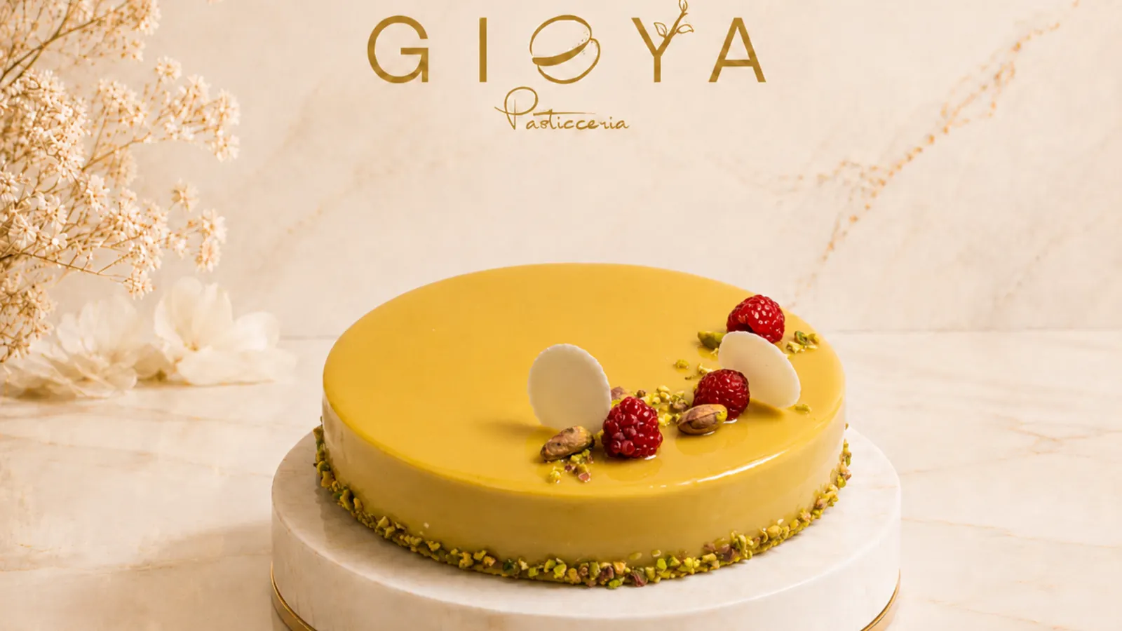 Torta Pistacchio e lampone